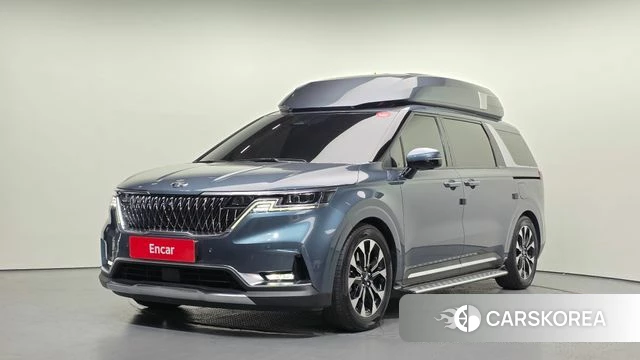 Kia Carnival 4th generation 2021 Небесно-голубой из Кореи