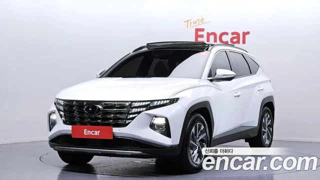 Hyundai Tucson Hybrid (NX4) 2021 Белый из Кореи