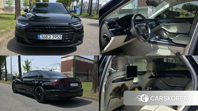 Audi A8 (D5) 2018 Черный из Кореи