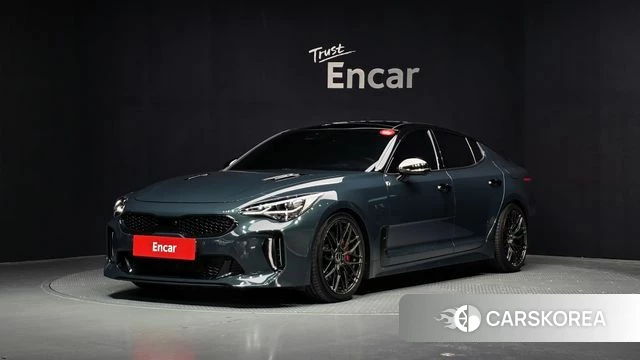 Kia Stinger Meister 2022 Темно-зеленый из Кореи
