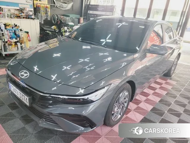 Hyundai The New Avante (CN7) 2023 Серый из Кореи