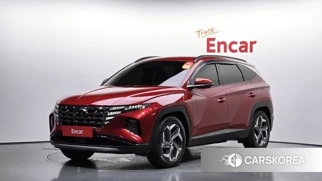 Hyundai Tucson (NX4) 2021 Красный из Кореи