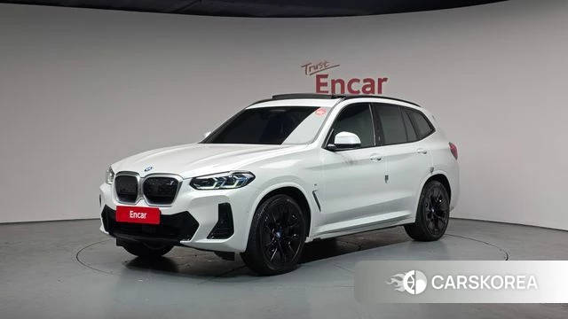 BMW iX3 2023 Белый из Кореи