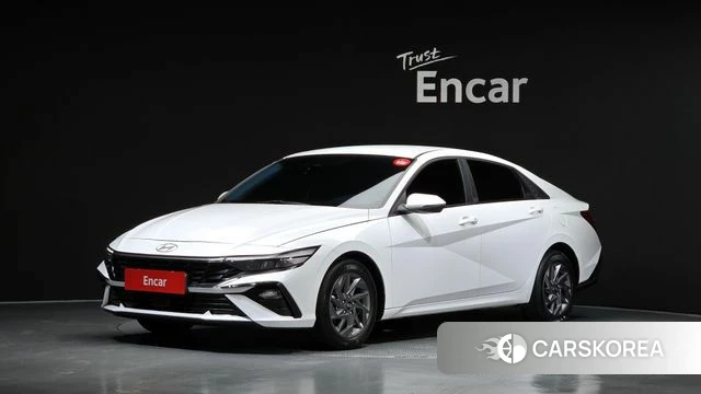 Hyundai The New Avante (CN7) 2023 Белый из Кореи