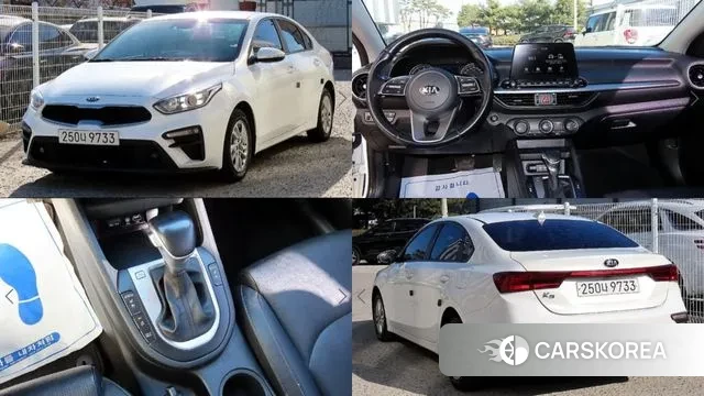 Kia Come New K3 2018 Белый из Кореи