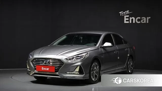 Hyundai Sonata New Rise Hybrid 2018 Серый из Кореи