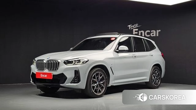 BMW X3 (G01) 2023 Серебристо-серый из Кореи