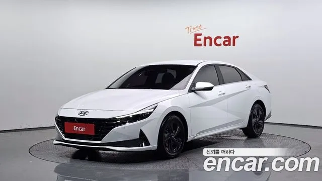 Hyundai Avante (CN7) 2020 Белый из Кореи