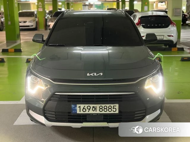 Kia Di Ol Nu Niro 2022 Темно-зеленый из Кореи