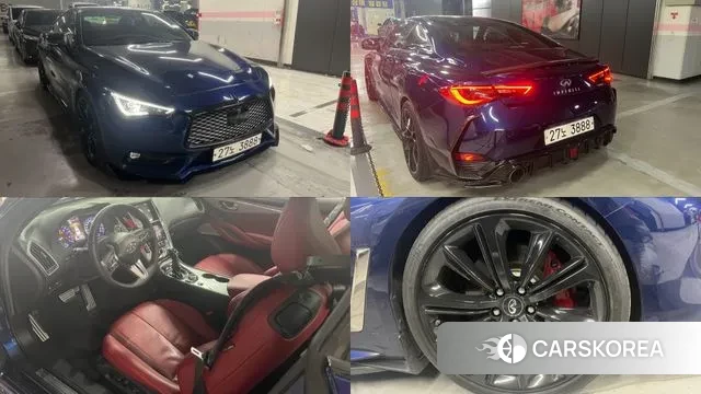 Infiniti Q60 (CV37) 2018 Синий из Кореи