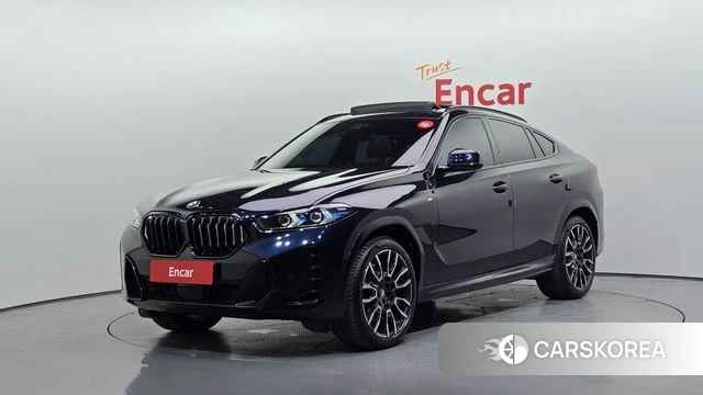 BMW X6 (G06) 2024 Черный из Кореи