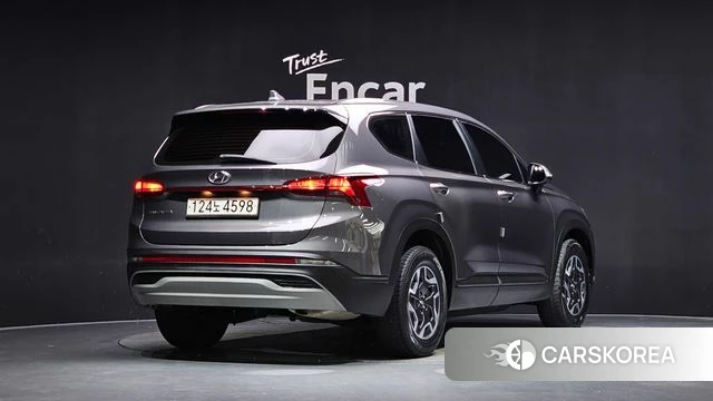 Hyundai The New Santa Fe 2022 Серый из Кореи