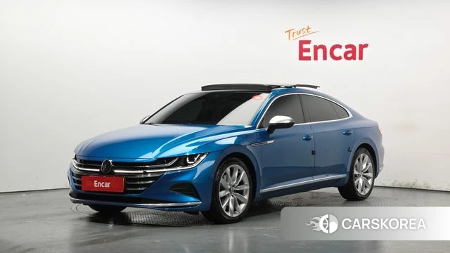 Volkswagen Arteon 2022 Синий из Кореи