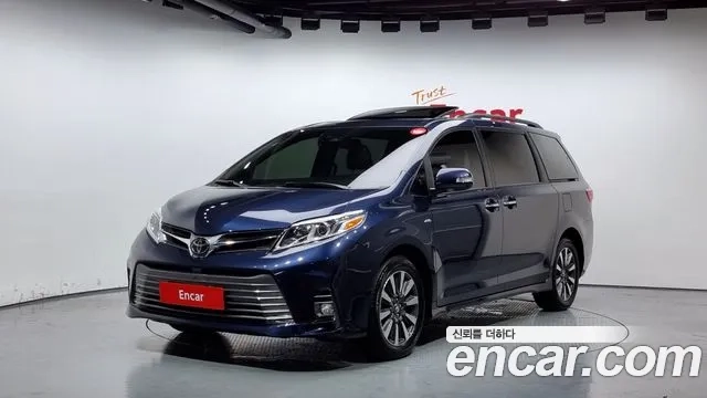 Toyota Sienna 2019 Синий из Кореи