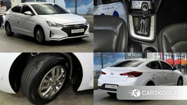 Hyundai The New Avante AD 2019 Белый из Кореи