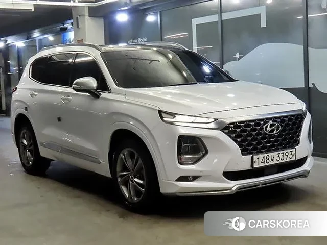Hyundai Santa Fe TM 2019 Белый из Кореи