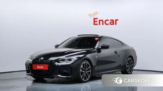 BMW 4 Series (G22) 2023 Черный из Кореи