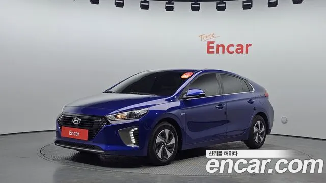 Hyundai Ionic Hybrid 2018 Синий из Кореи