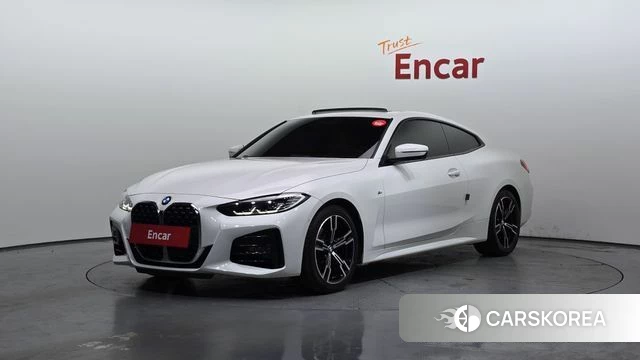 BMW 4 Series (G22) 2021 Белый из Кореи