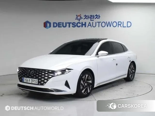Hyundai Grandeur Hybrid (GN7) 2021 Белый из Кореи