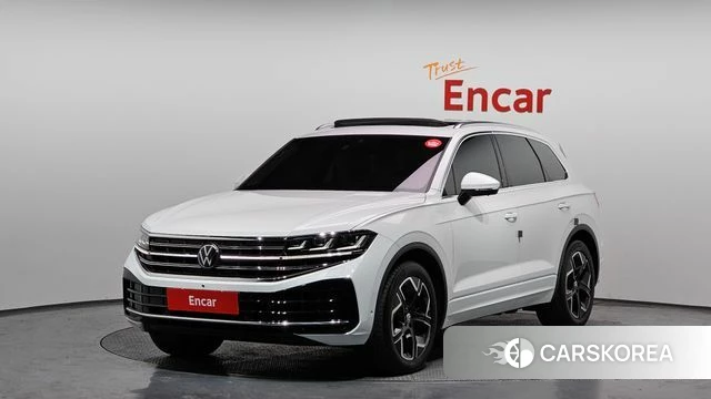 Volkswagen Touareg 3rd generation 2024 Белый из Кореи