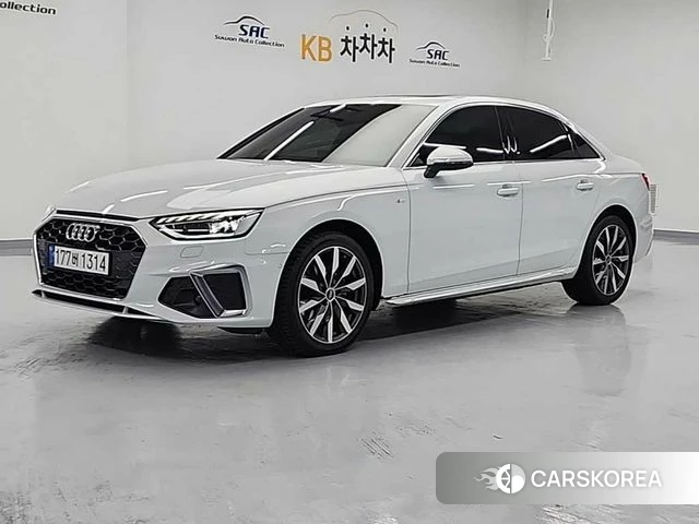 Audi A4 (B9) 2022 Белый из Кореи