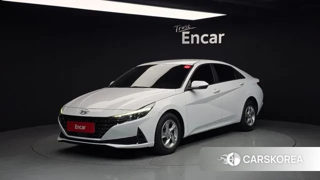 Hyundai Avante (CN7) 2021 Белый из Кореи