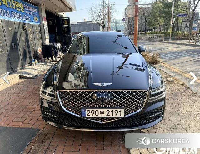 Genesis G80 (RG3) 2021 Черный из Кореи