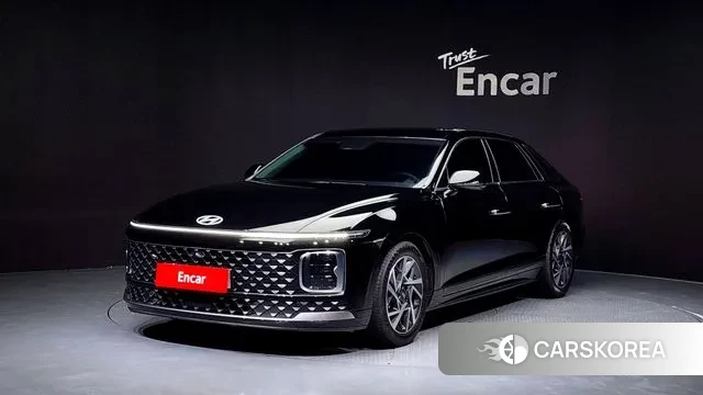 Hyundai Grandeur (GN7) 2023 Черный из Кореи