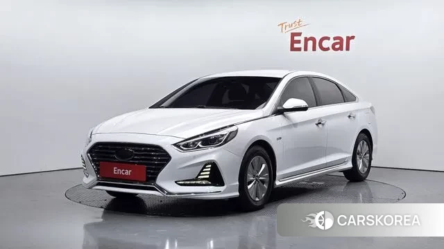 Hyundai Sonata New Rise Hybrid 2018 Белый из Кореи