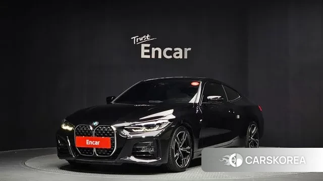 BMW 4 Series (G22) 2021 Черный из Кореи