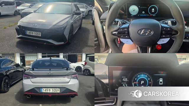 Hyundai Avante (CN7) 2021 Серый из Кореи