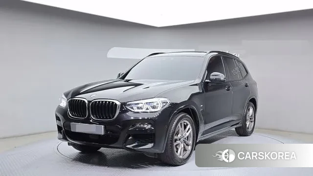 BMW X3 (G01) 2021 Черный из Кореи