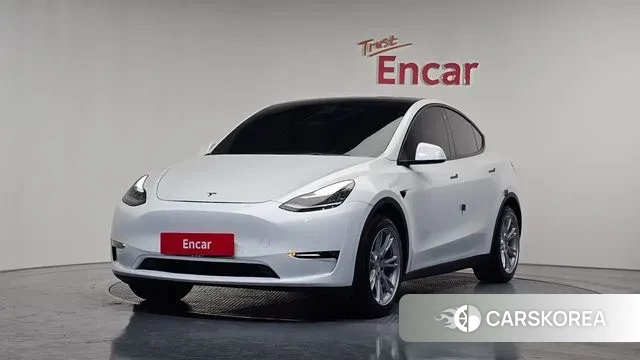 Tesla Model Y 2022 Белый из Кореи