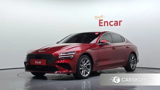 Genesis The New G70 2022 Красный из Кореи