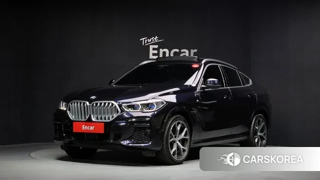 BMW X6 (G06) 2023 Черный из Кореи