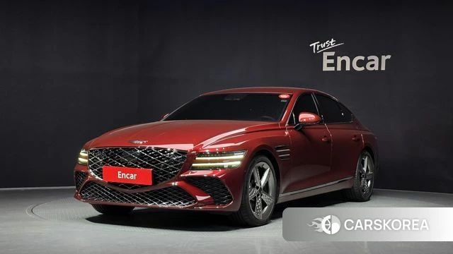 Genesis G80 (RG3) 2024 Красный из Кореи