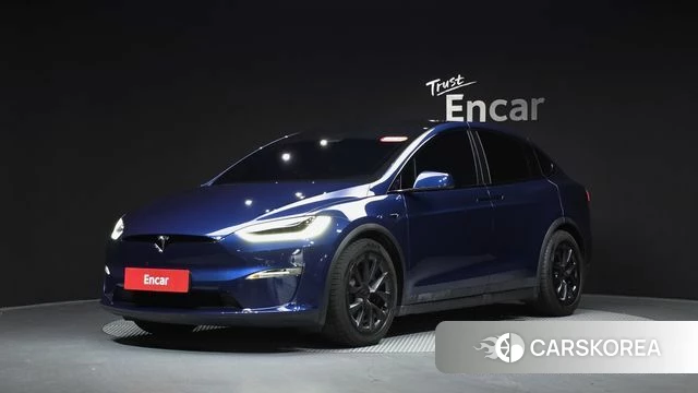 Tesla Model X 2023 Синий из Кореи