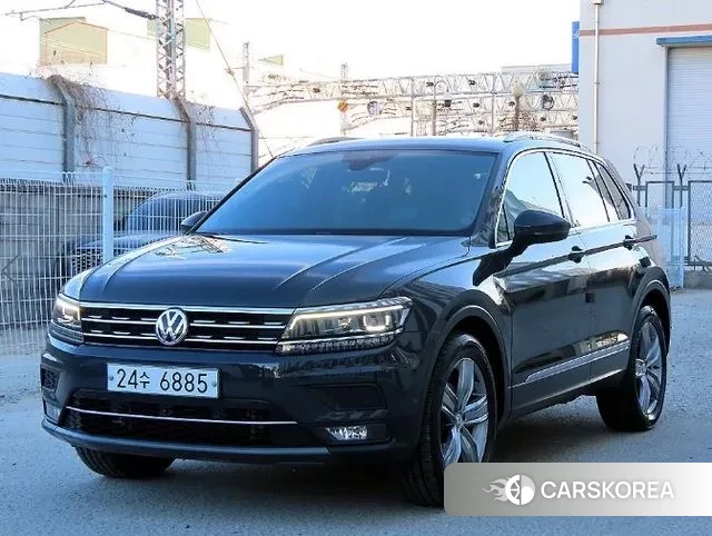 Volkswagen Tiguan second Generation 2018 Серый из Кореи