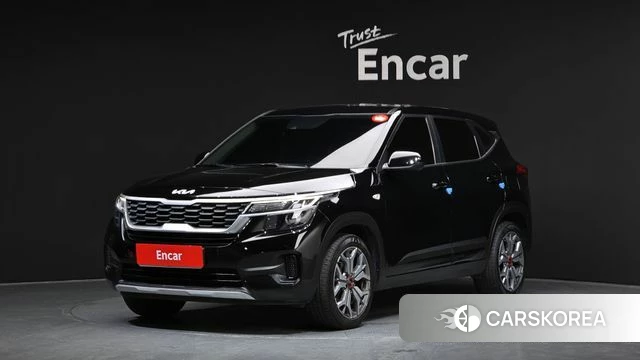 Kia Seltos 2021 Черный из Кореи
