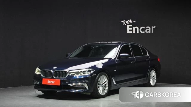 BMW 5 Series (G30) 2018 Синий из Кореи