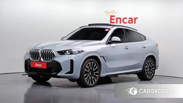 BMW X6 (G06) 2024 Серебристо-серый из Кореи