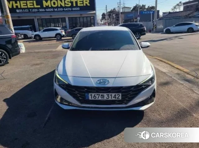 Hyundai Avante (CN7) 2022 Белый из Кореи
