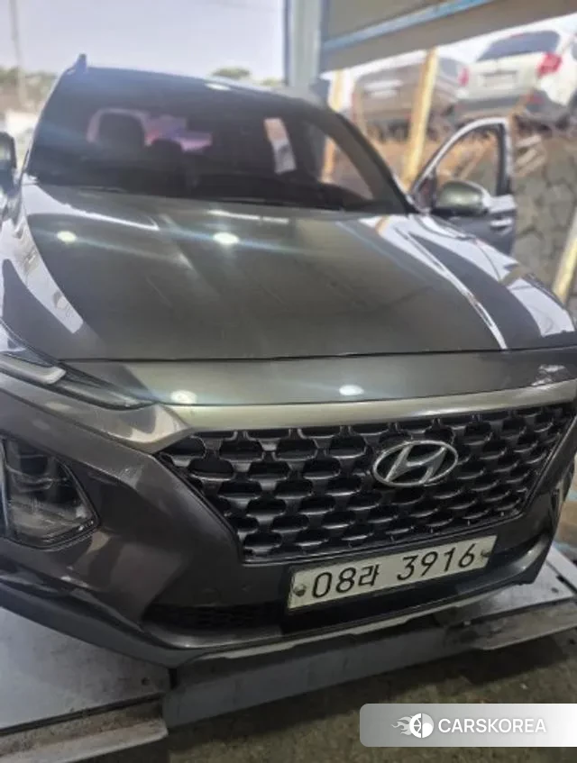 Hyundai Santa Fe TM 2019 Серый из Кореи