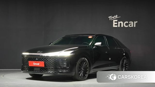 Hyundai Grandeur (GN7) 2023 Черный из Кореи