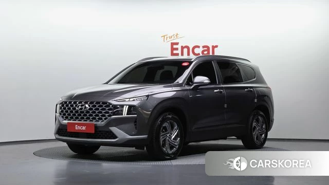 Hyundai The New Santa Fe 2021 Серый из Кореи