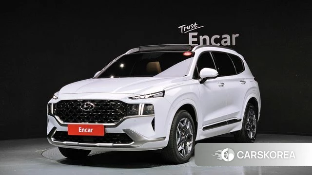 Hyundai The New Santa Fe 2022 Белый из Кореи