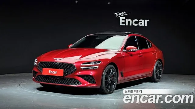 Genesis The New G70 2021 Красный из Кореи