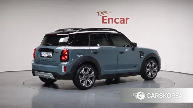 Mini Cooper S Countryman 2024 Небесно-голубой из Кореи