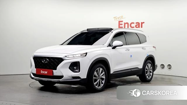 Hyundai Santa Fe TM 2019 Белый из Кореи